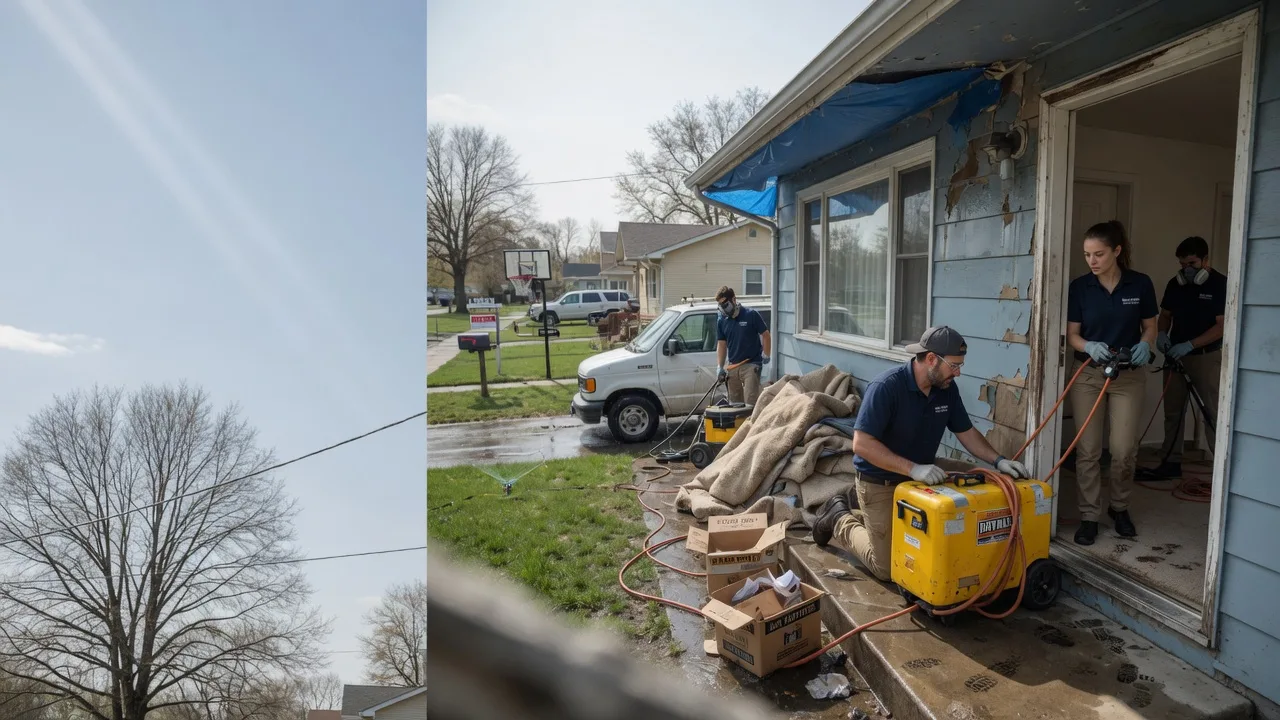 Basement Flood Cleanup in Amherst, SD near me
